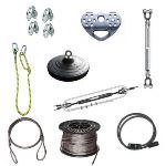 12mm  Bronze Supports Zip Wire