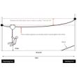 Commercial 10mm Moderate Speed Playground Zip Wire Kit